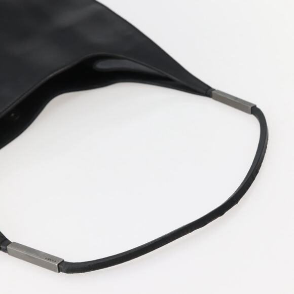 GUCCI Shoulder Bag Leather Black Silver 001 001 - Picture 7 of 13